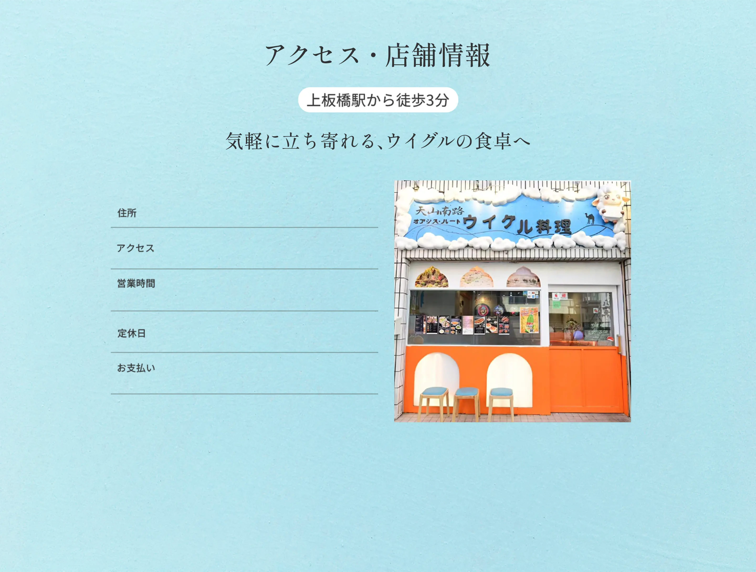 アクセス・店舗情報